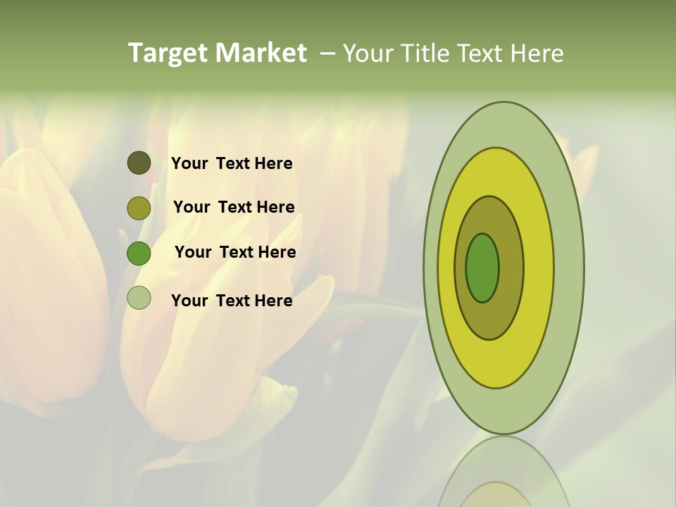 Colourful Bulbs Yellow PowerPoint Template