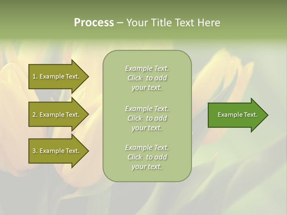 Colourful Bulbs Yellow PowerPoint Template