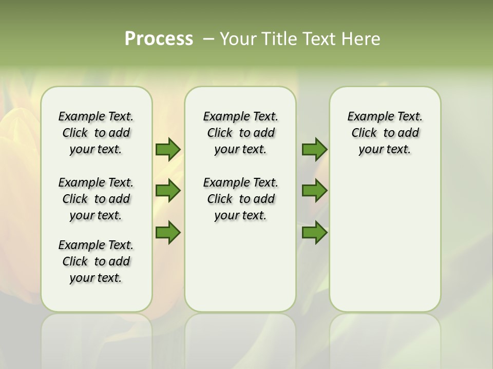 Colourful Bulbs Yellow PowerPoint Template