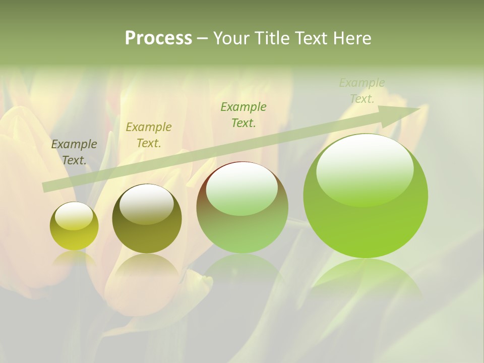 Colourful Bulbs Yellow PowerPoint Template