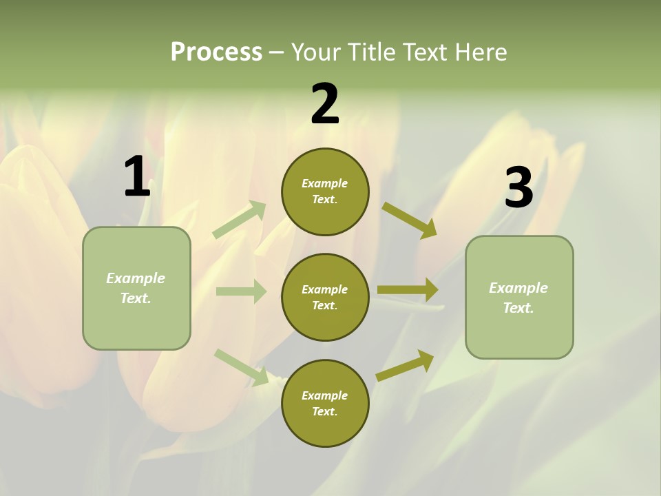 Colourful Bulbs Yellow PowerPoint Template