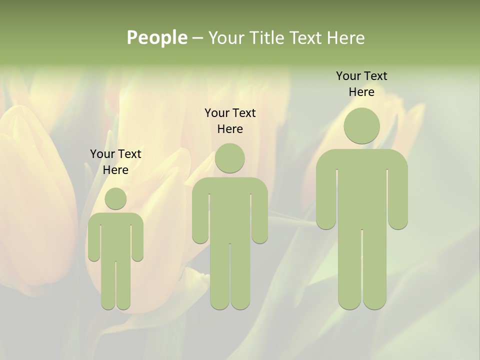 Colourful Bulbs Yellow PowerPoint Template