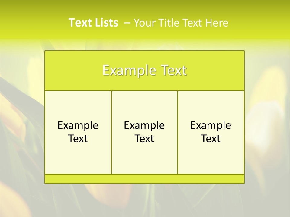 Nobody Organic Love PowerPoint Template