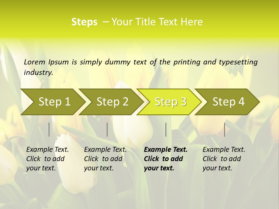 Celebration Isolated Natural PowerPoint Template