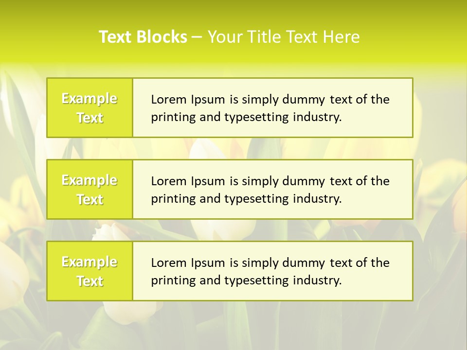Celebration Isolated Natural PowerPoint Template