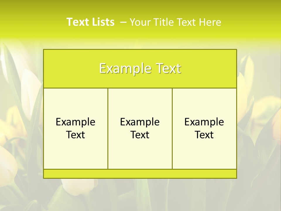 Celebration Isolated Natural PowerPoint Template