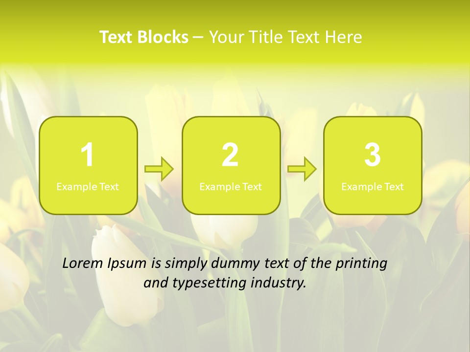 Celebration Isolated Natural PowerPoint Template