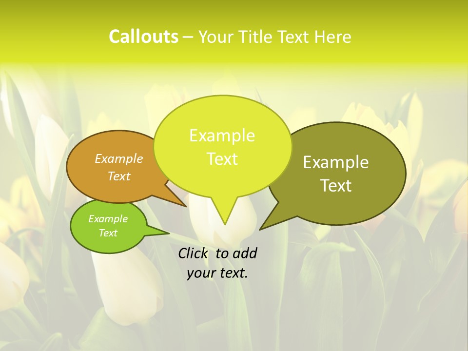 Celebration Isolated Natural PowerPoint Template