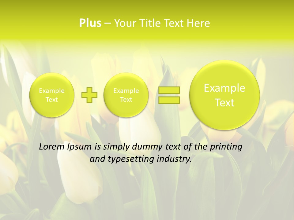 Celebration Isolated Natural PowerPoint Template