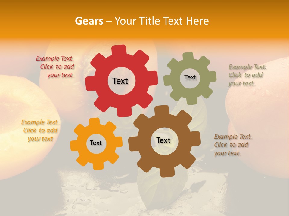 Food Cibo Biologica PowerPoint Template