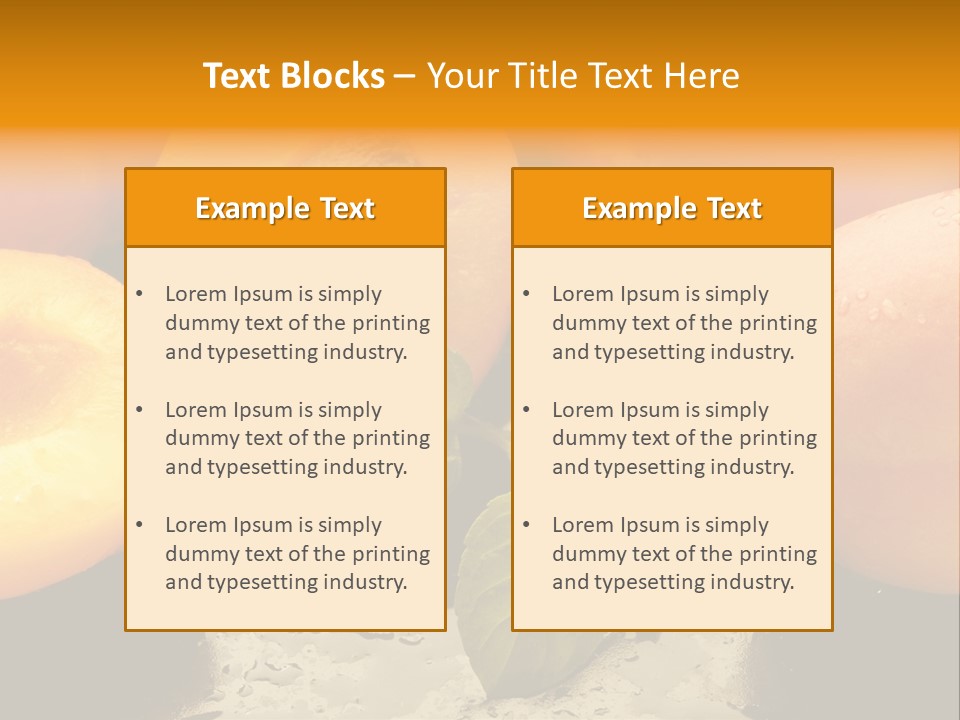 Food Cibo Biologica PowerPoint Template