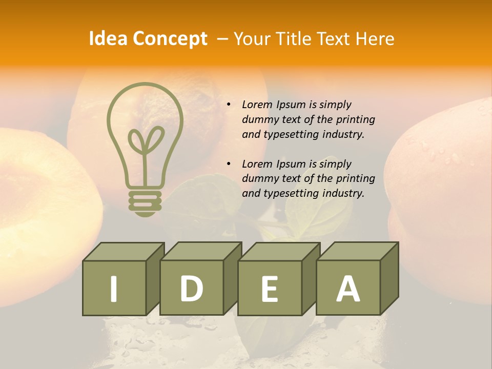 Food Cibo Biologica PowerPoint Template