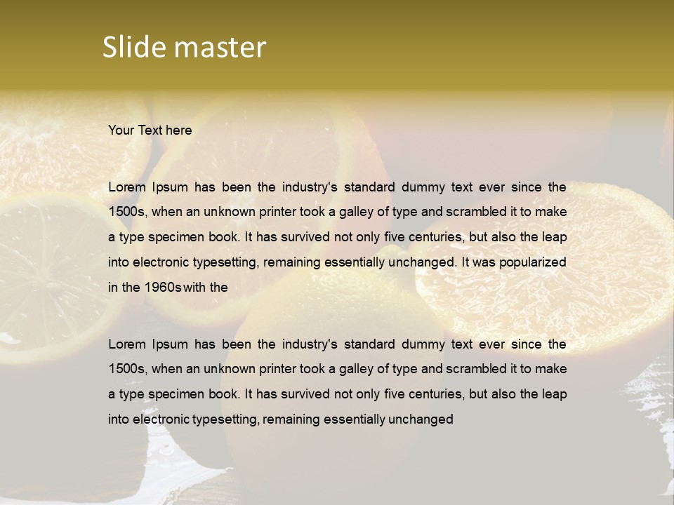 Agrio Comida Frutos PowerPoint Template