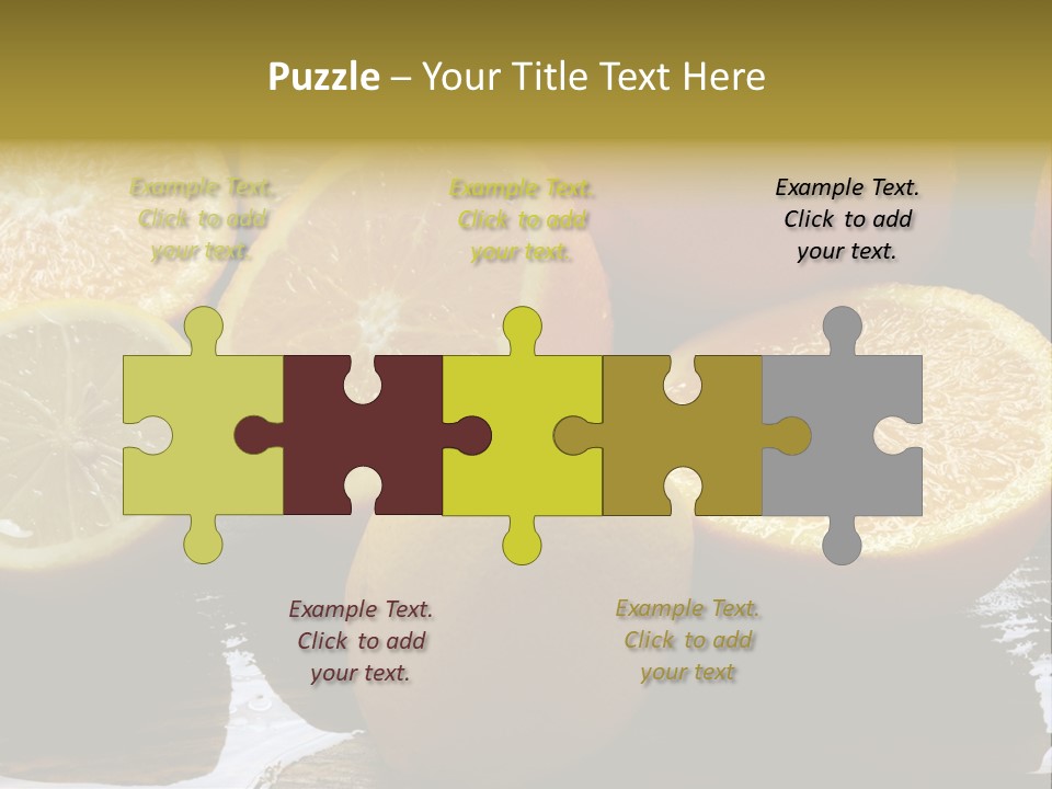 Agrio Comida Frutos PowerPoint Template