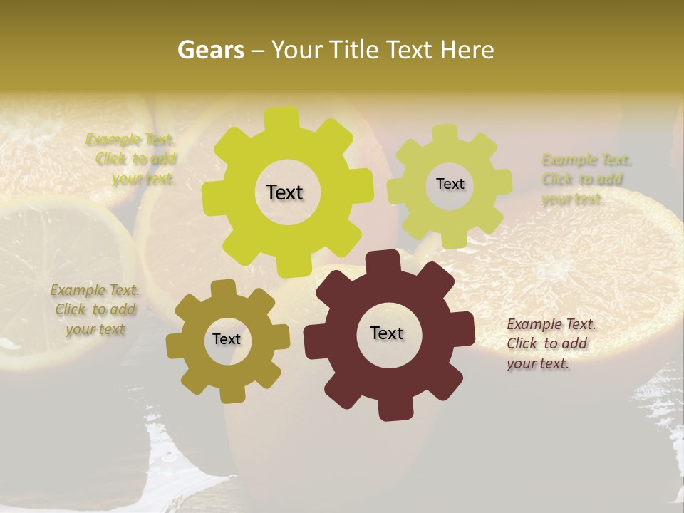 Agrio Comida Frutos PowerPoint Template