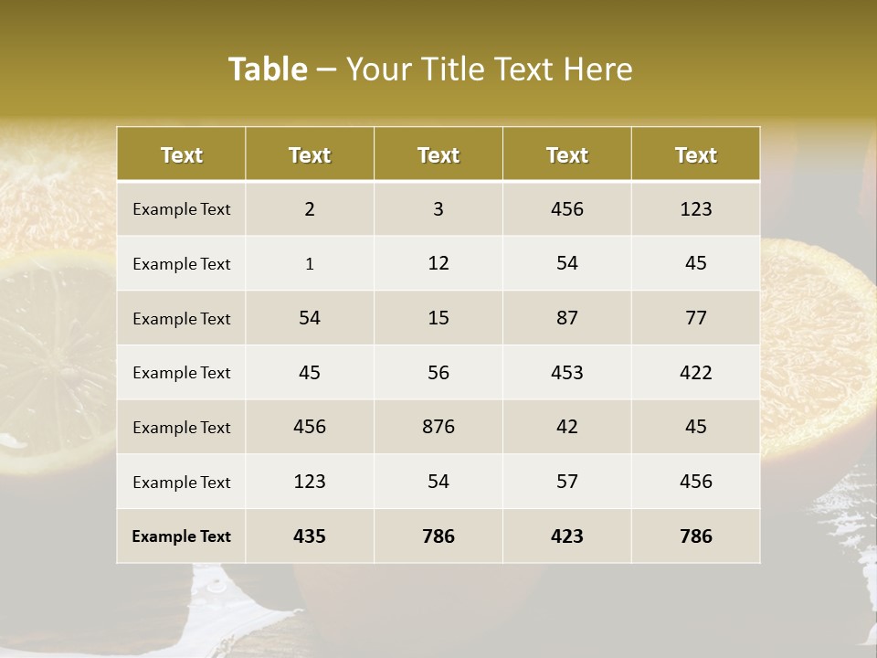 Agrio Comida Frutos PowerPoint Template