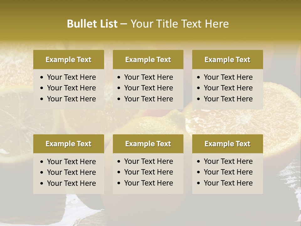 Agrio Comida Frutos PowerPoint Template