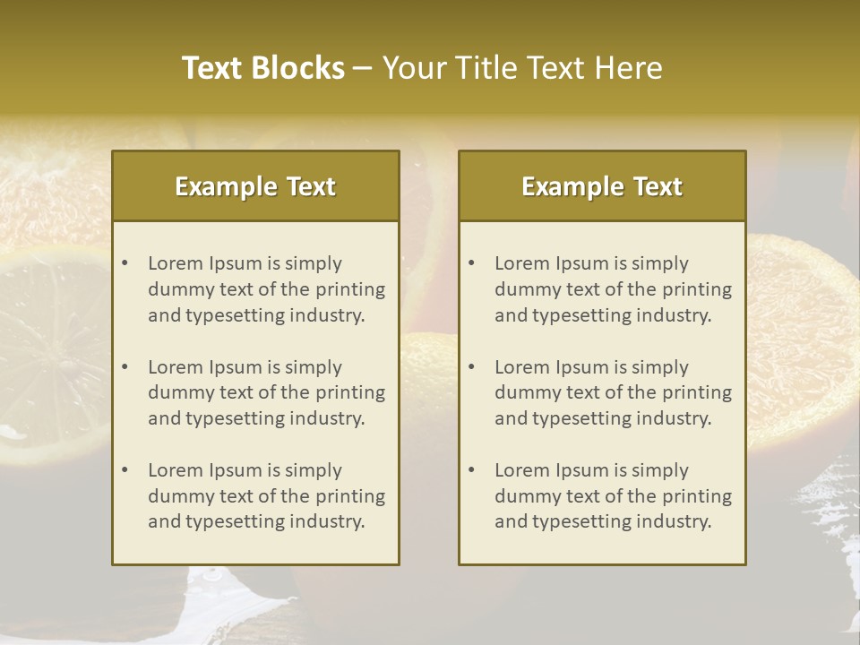 Agrio Comida Frutos PowerPoint Template