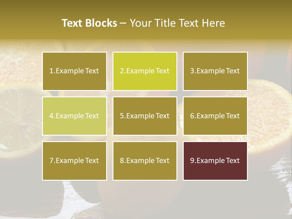 Agrio Comida Frutos PowerPoint Template