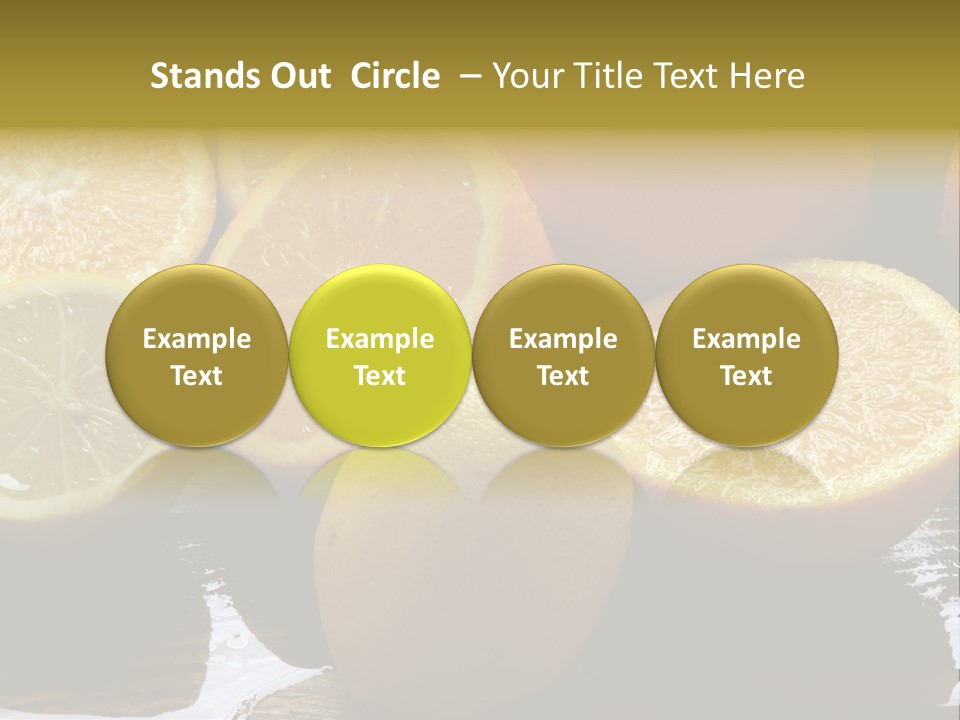 Agrio Comida Frutos PowerPoint Template