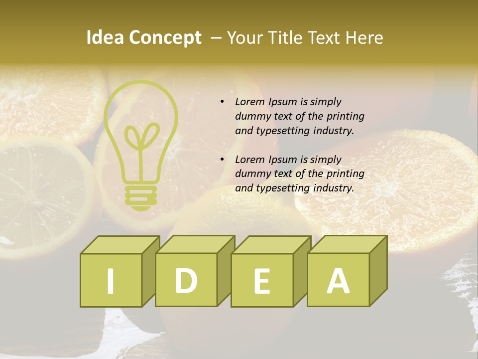 Agrio Comida Frutos PowerPoint Template