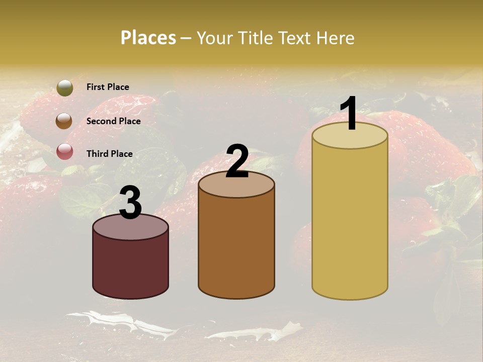 Fresca Frescas Sobremesas PowerPoint Template