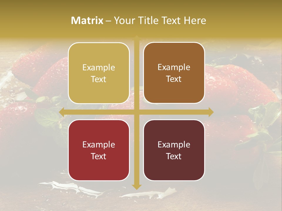 Fresca Frescas Sobremesas PowerPoint Template