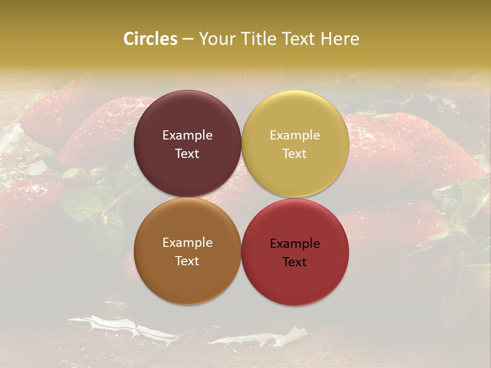 Fresca Frescas Sobremesas PowerPoint Template