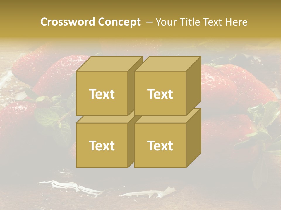 Fresca Frescas Sobremesas PowerPoint Template