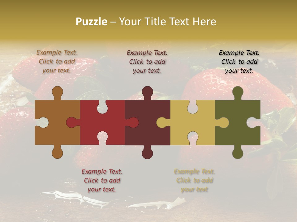 Fresca Frescas Sobremesas PowerPoint Template