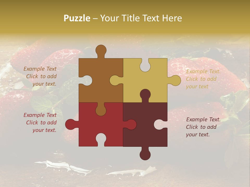 Fresca Frescas Sobremesas PowerPoint Template