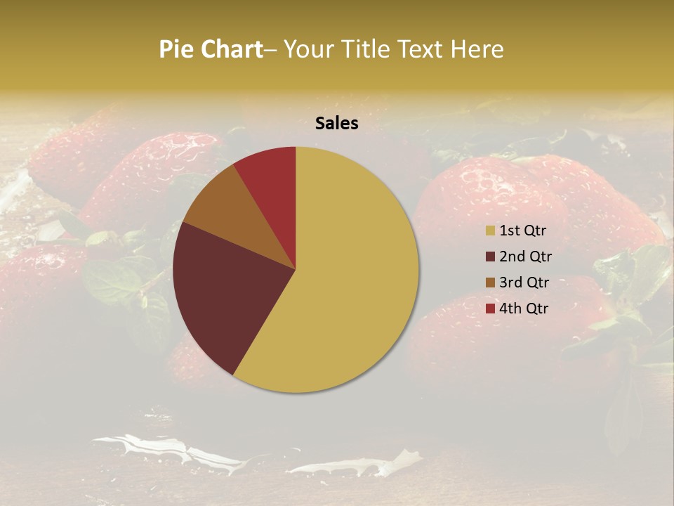 Fresca Frescas Sobremesas PowerPoint Template
