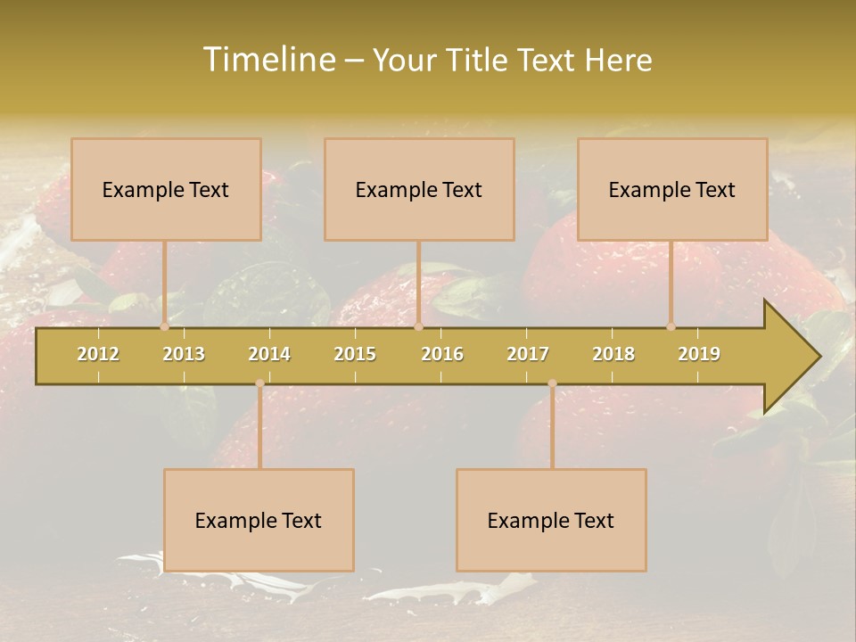 Fresca Frescas Sobremesas PowerPoint Template