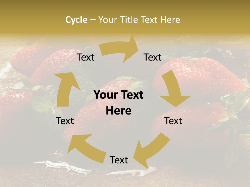 Fresca Frescas Sobremesas PowerPoint Template