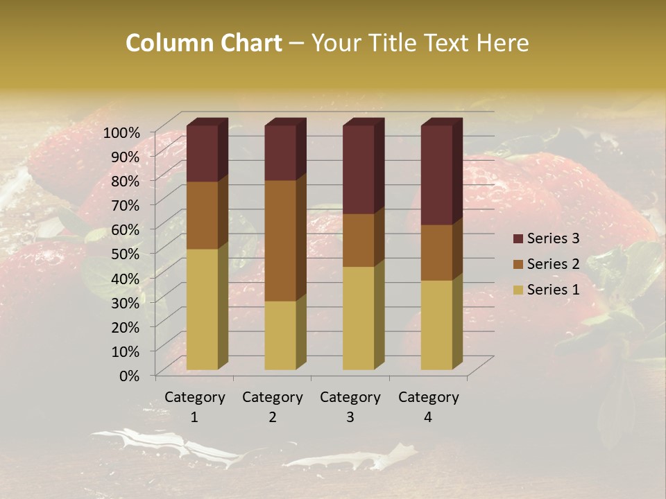 Fresca Frescas Sobremesas PowerPoint Template