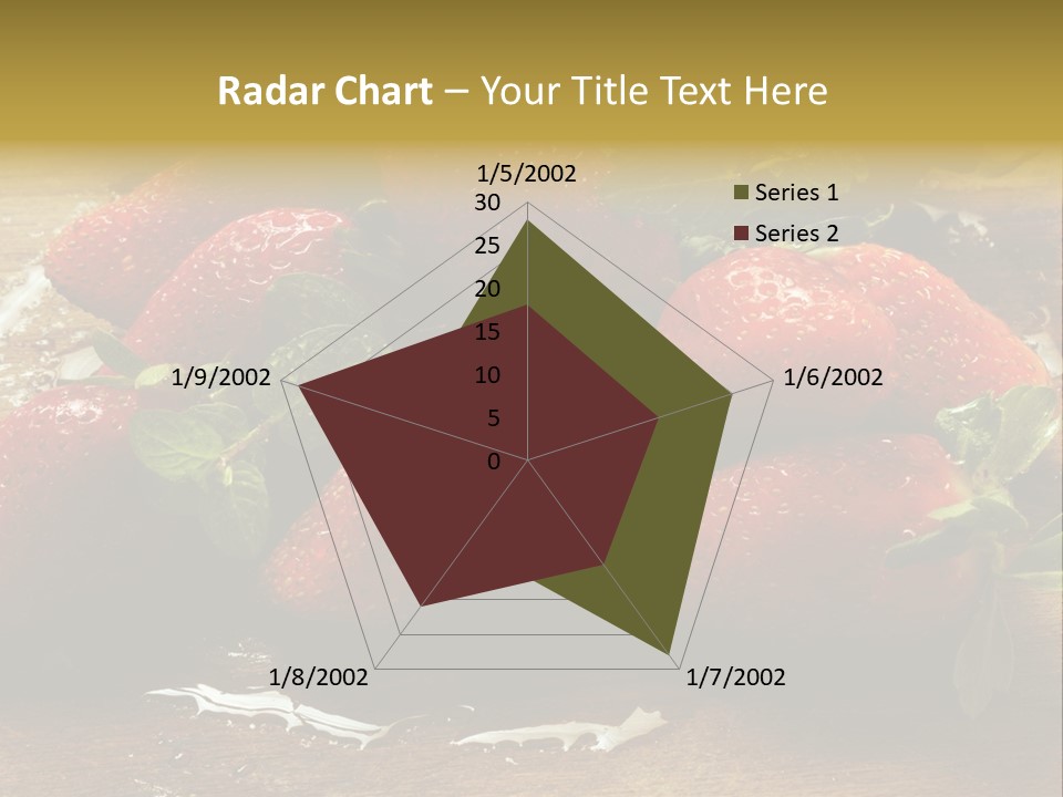 Fresca Frescas Sobremesas PowerPoint Template