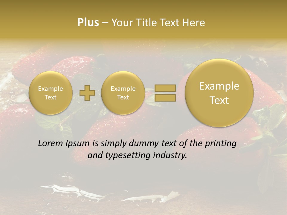 Fresca Frescas Sobremesas PowerPoint Template