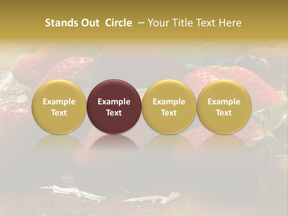 Fresca Frescas Sobremesas PowerPoint Template