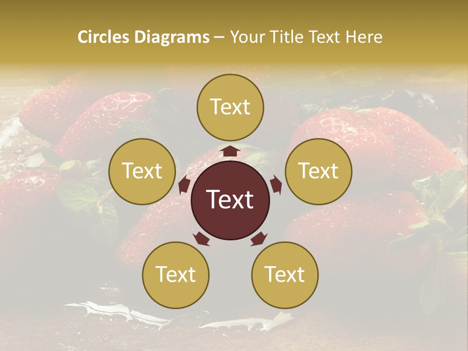 Fresca Frescas Sobremesas PowerPoint Template