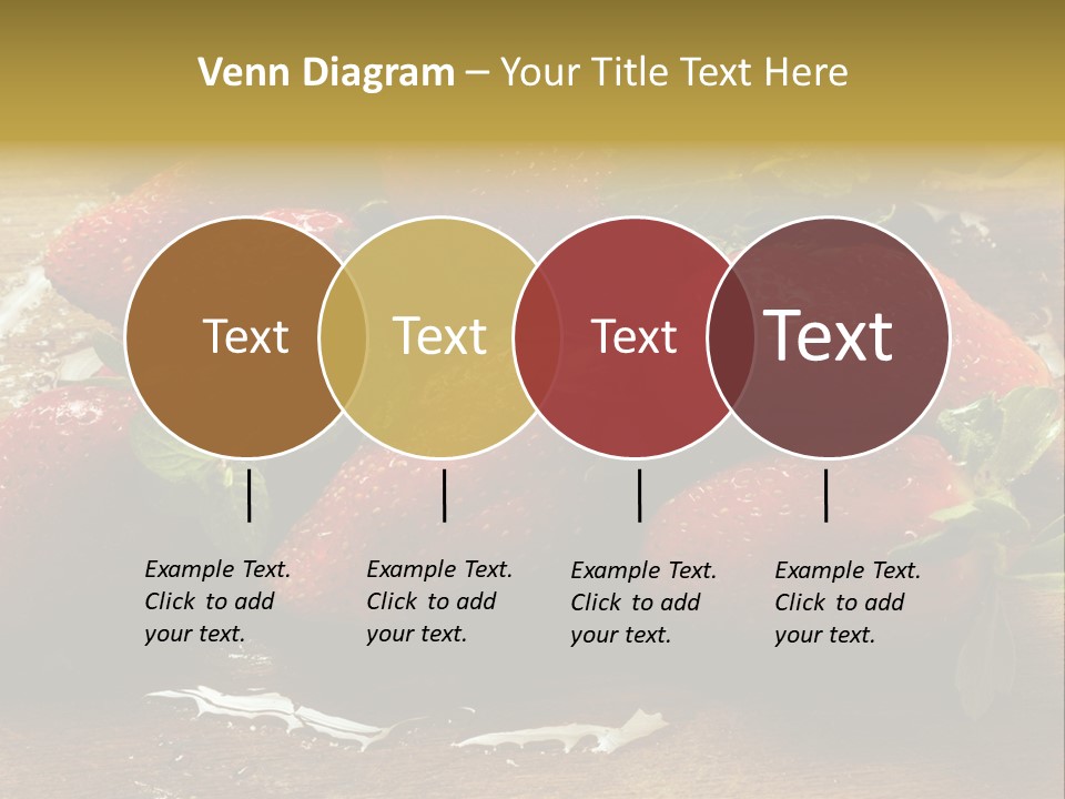 Fresca Frescas Sobremesas PowerPoint Template
