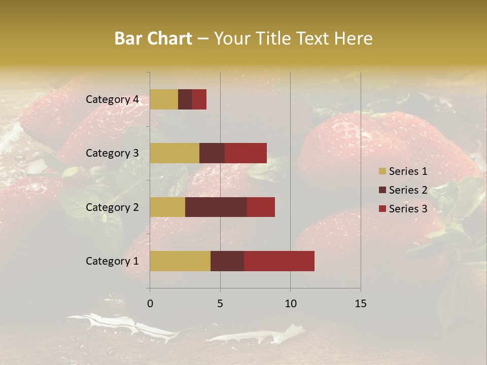Fresca Frescas Sobremesas PowerPoint Template