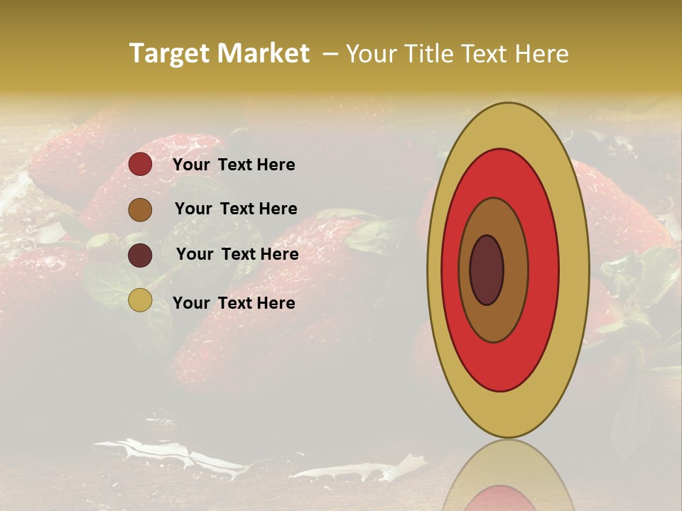 Fresca Frescas Sobremesas PowerPoint Template