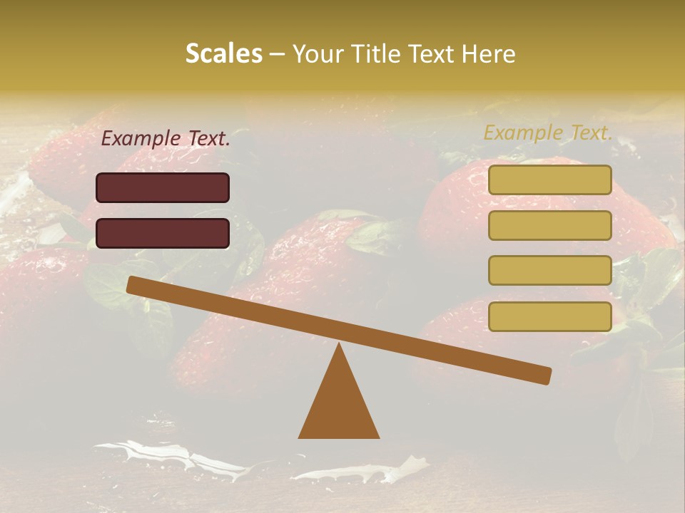 Fresca Frescas Sobremesas PowerPoint Template