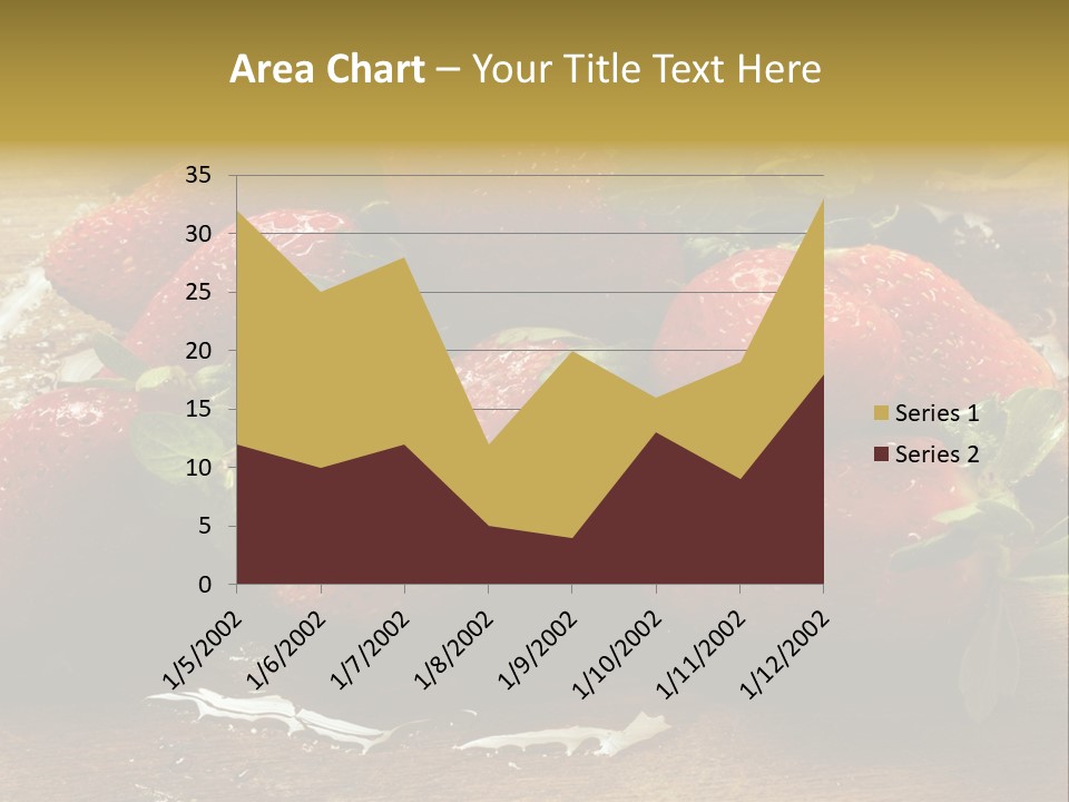 Fresca Frescas Sobremesas PowerPoint Template