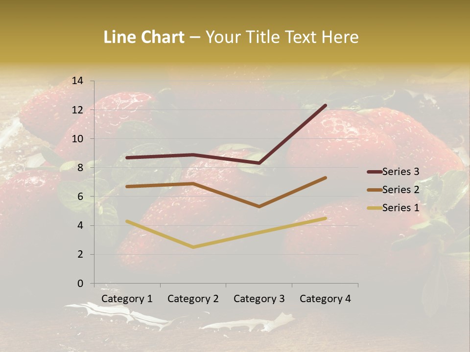 Fresca Frescas Sobremesas PowerPoint Template