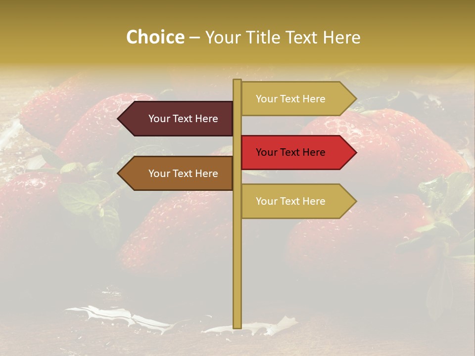Fresca Frescas Sobremesas PowerPoint Template