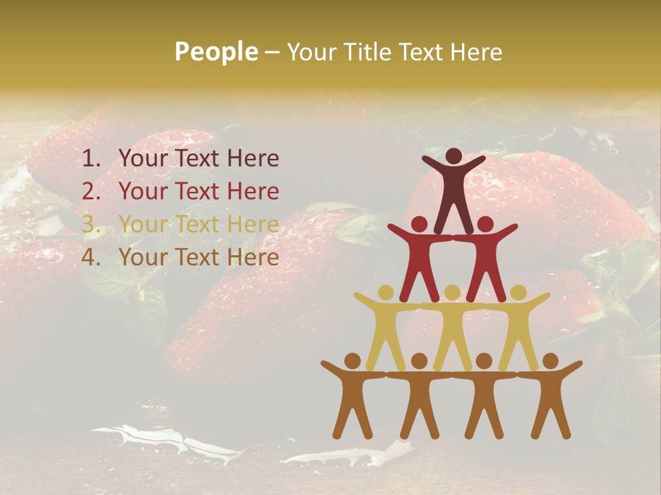 Fresca Frescas Sobremesas PowerPoint Template