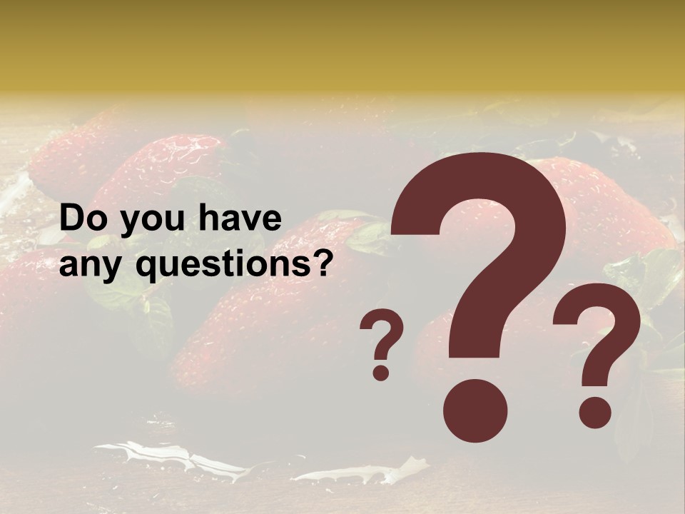 Fresca Frescas Sobremesas PowerPoint Template