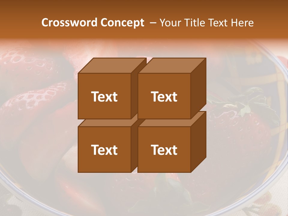 Fruta Fruto Caf PowerPoint Template