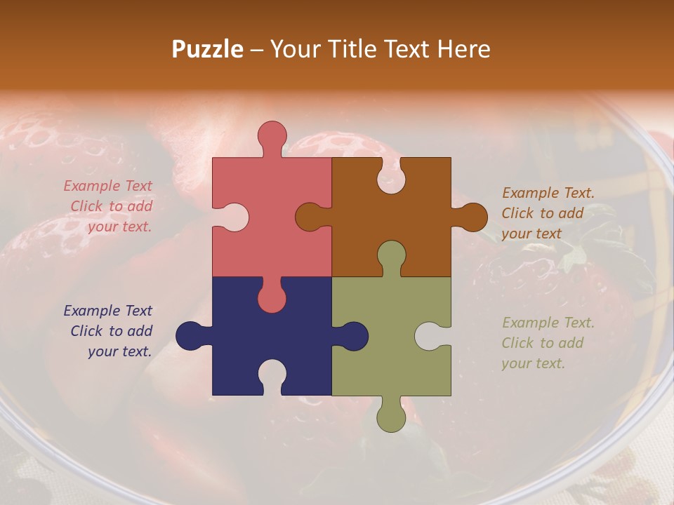 Fruta Fruto Caf PowerPoint Template